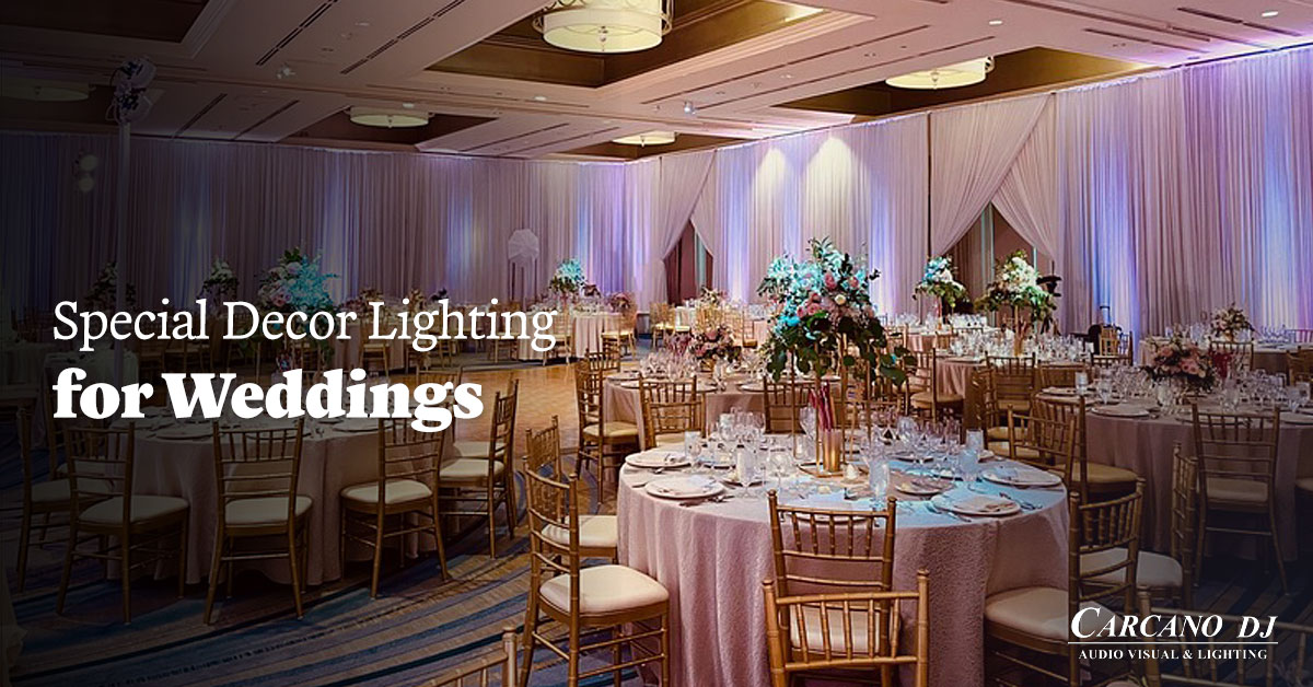 Special Decor Lighting for Weddings